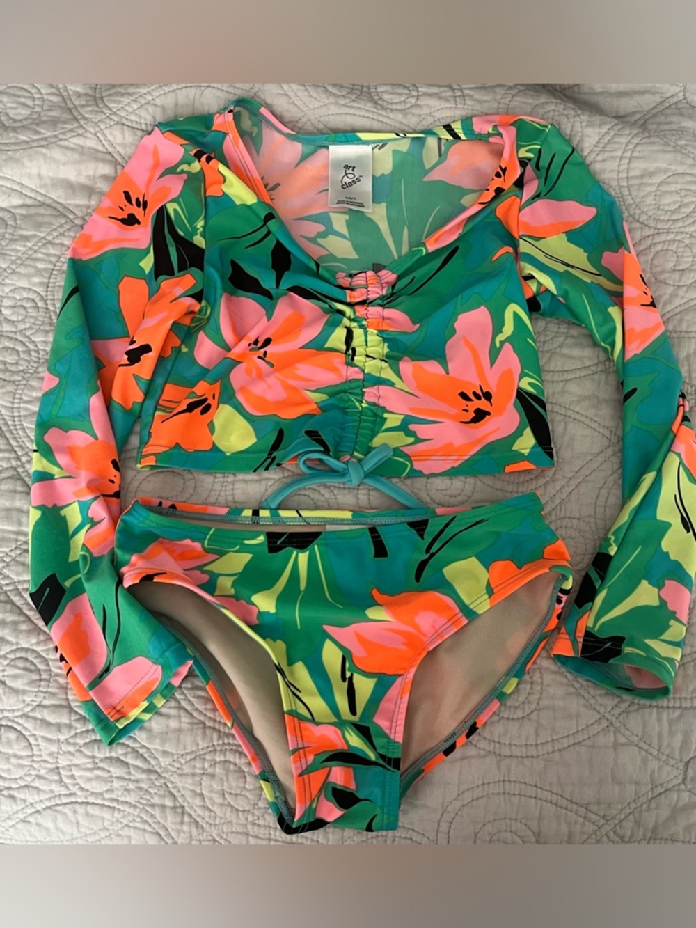 Art Class Girls Bathing Suit 2 piece S 6/7